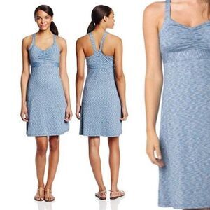 PRANA Amaya Space Dye Dress Blue XS